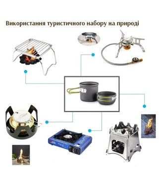 Набір туристичний для таборування та мандрівок