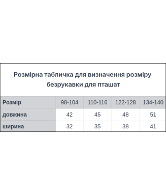 Камізелька для пташат (тканина сорочкова)