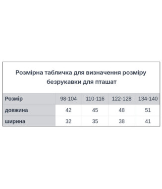 Камізелька  для Пташат ( тканина габардин)