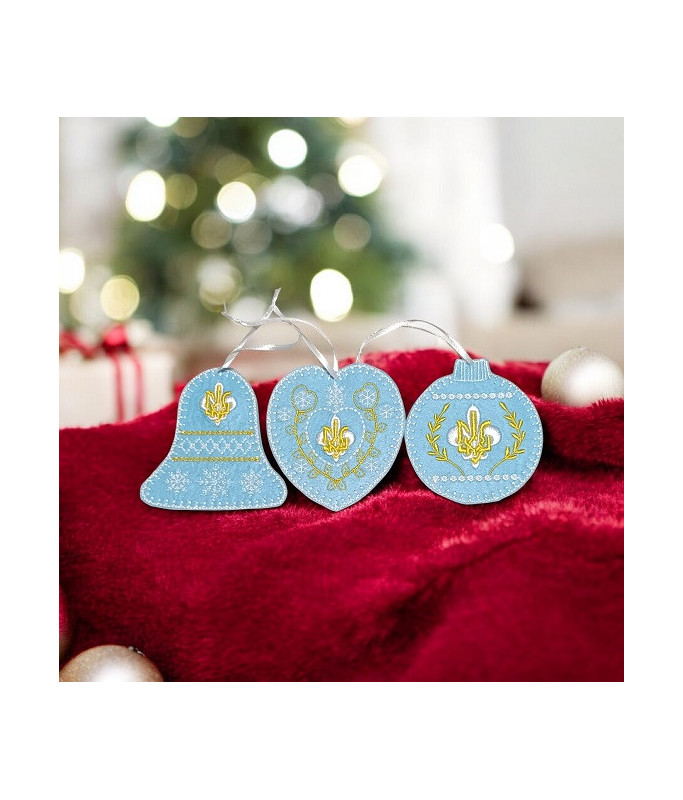 Ялинкові іграшки Пласт 1 (комплект) гол.